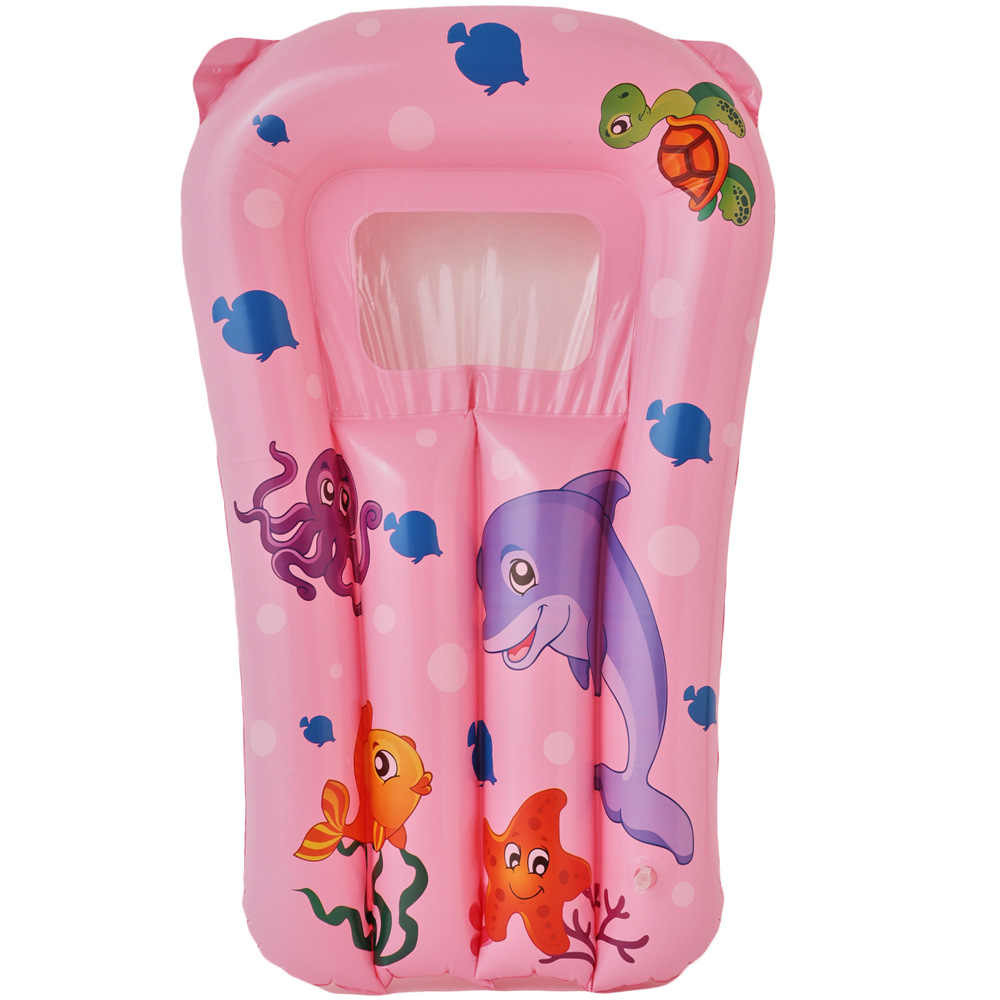 Small -- no handles -- pink dolphins, children's inflating floats